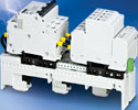 No tools are required to snap the arrester directly onto the 
busbar system